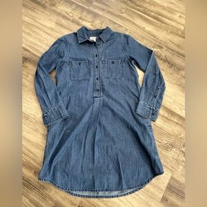 👖 Madewell Denim Shirt Dress | Size XS